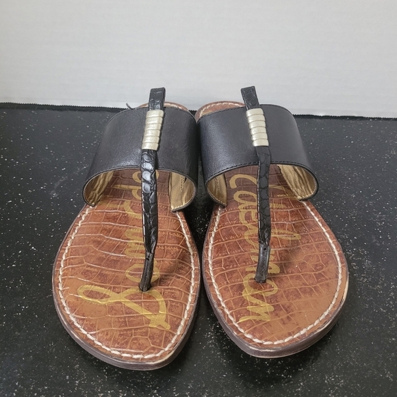 Sam Edelman Kaye Black Sandals - Picture 1 of 5